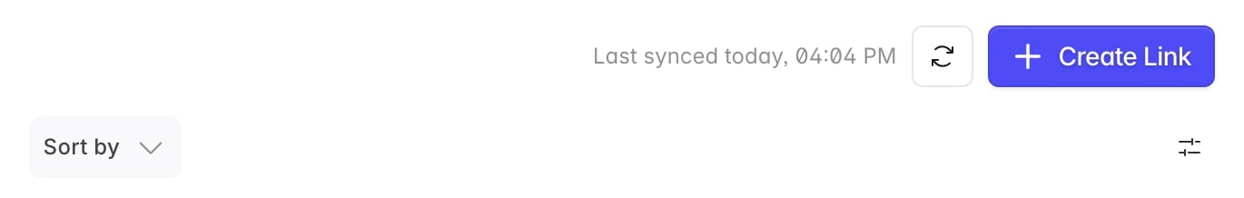 The Edit Columns icon at the right of the campaign toolbar, below Create Link