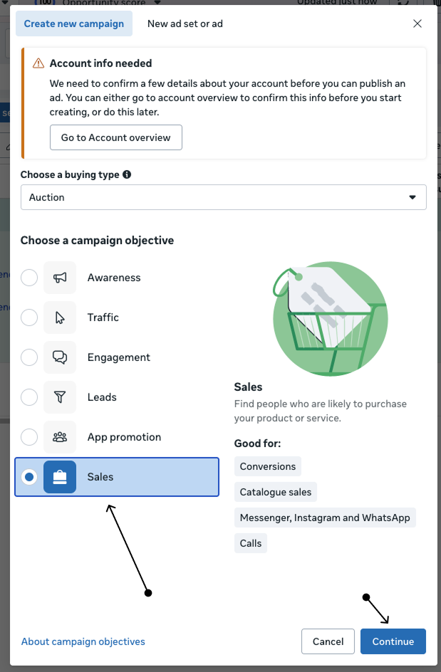 Sales Campaign Objective