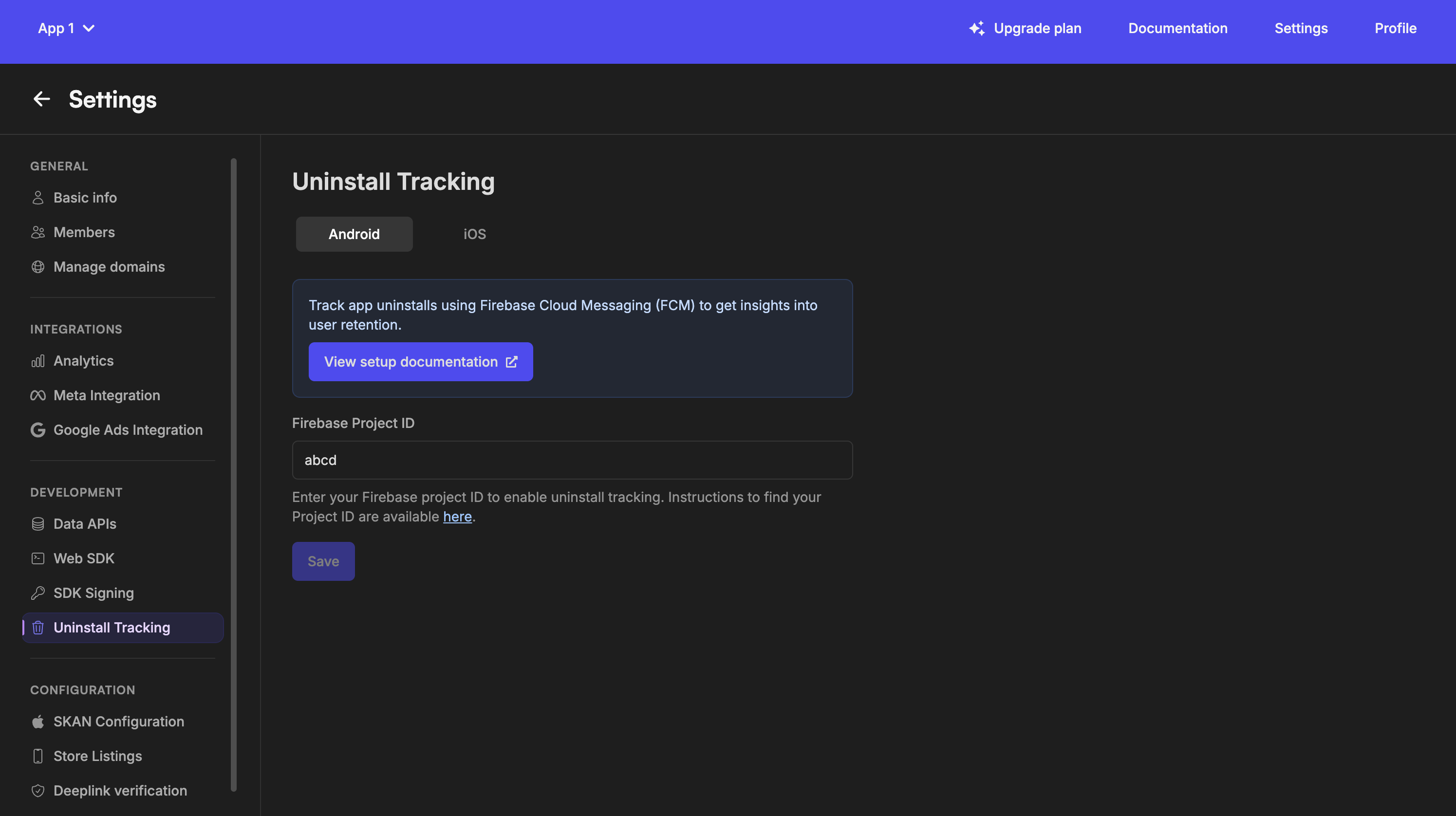 Uninstall Tracking