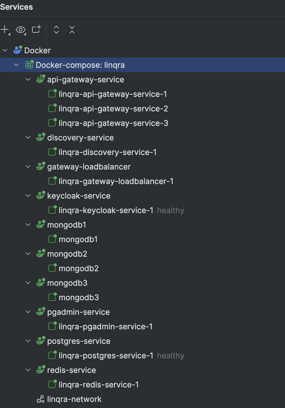Linqra Core Service Instances