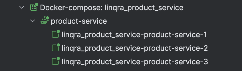 Product Service Docker Instances