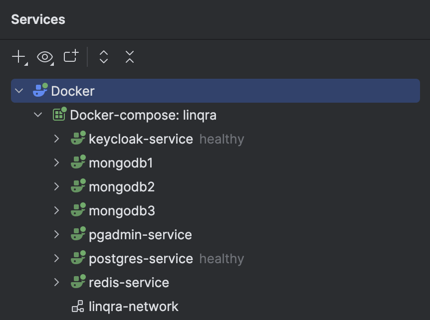 Docker Services Running