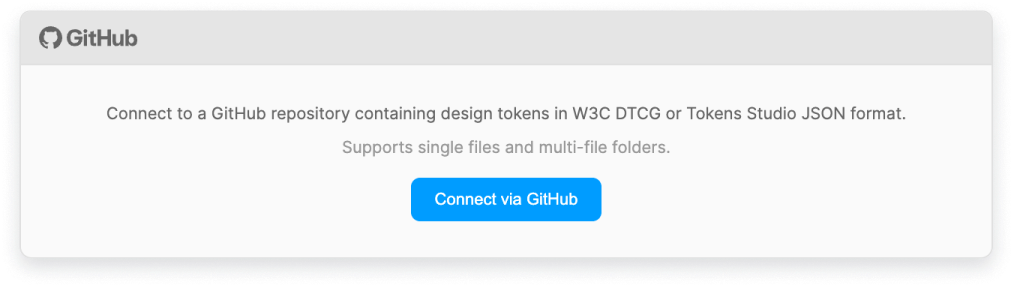 GitHub integration panel before connecting