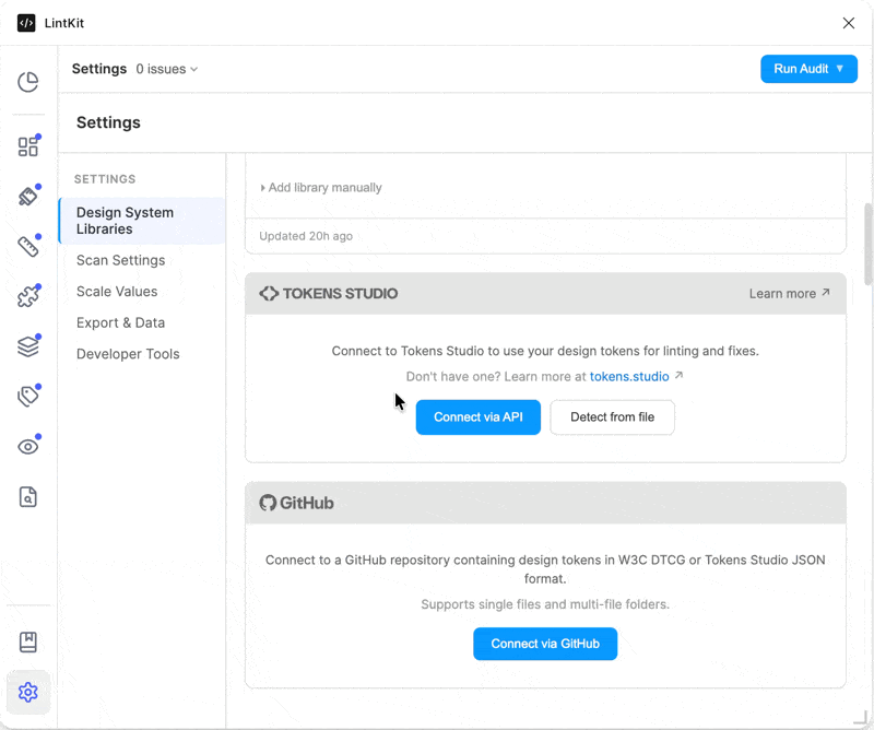 Clicking Sync to fetch tokens, loading indicator, and confirmation