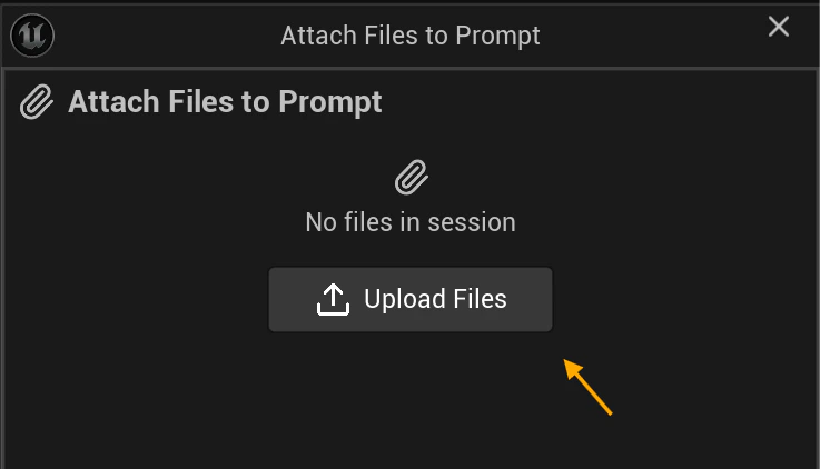 Upload files dialog