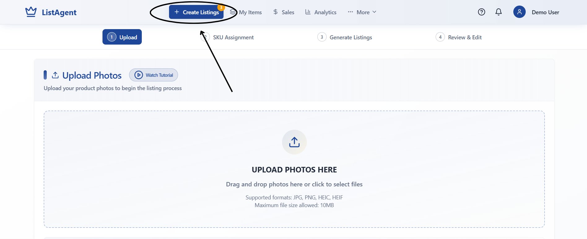 Create Listings Pipeline