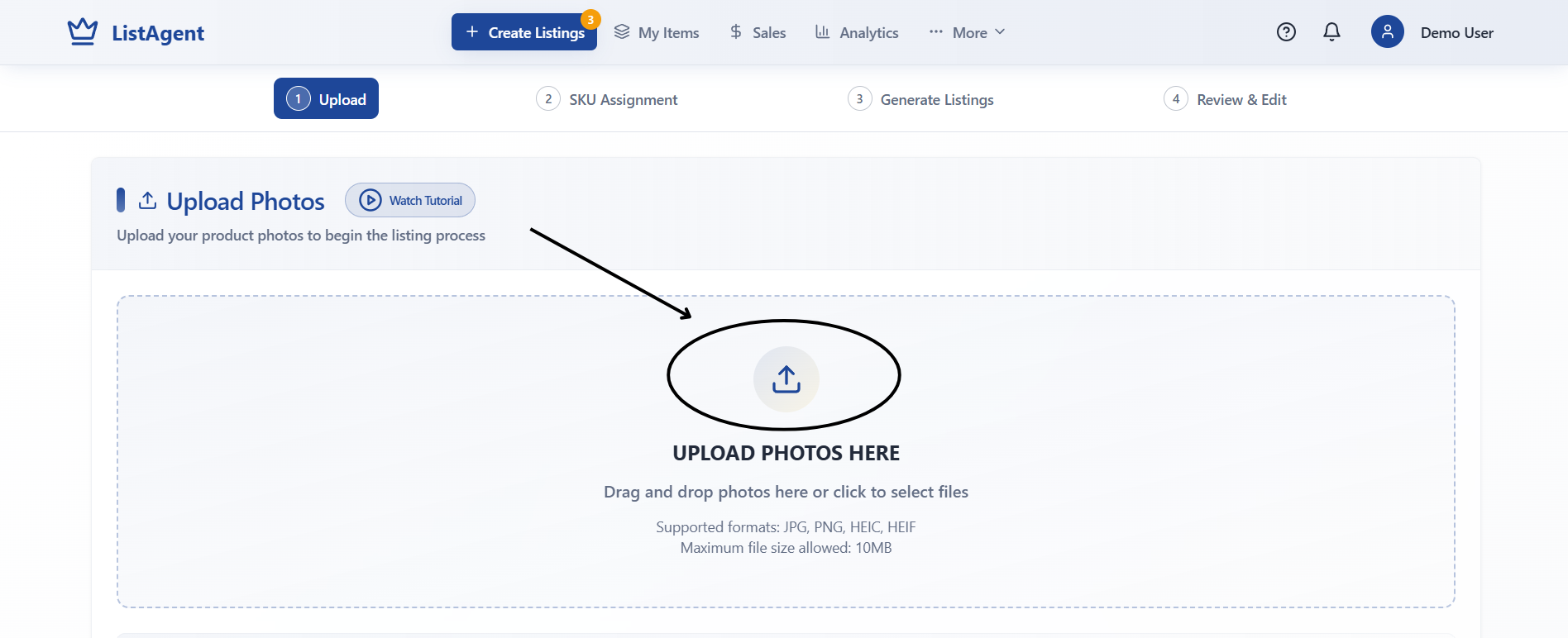 Upload Photos