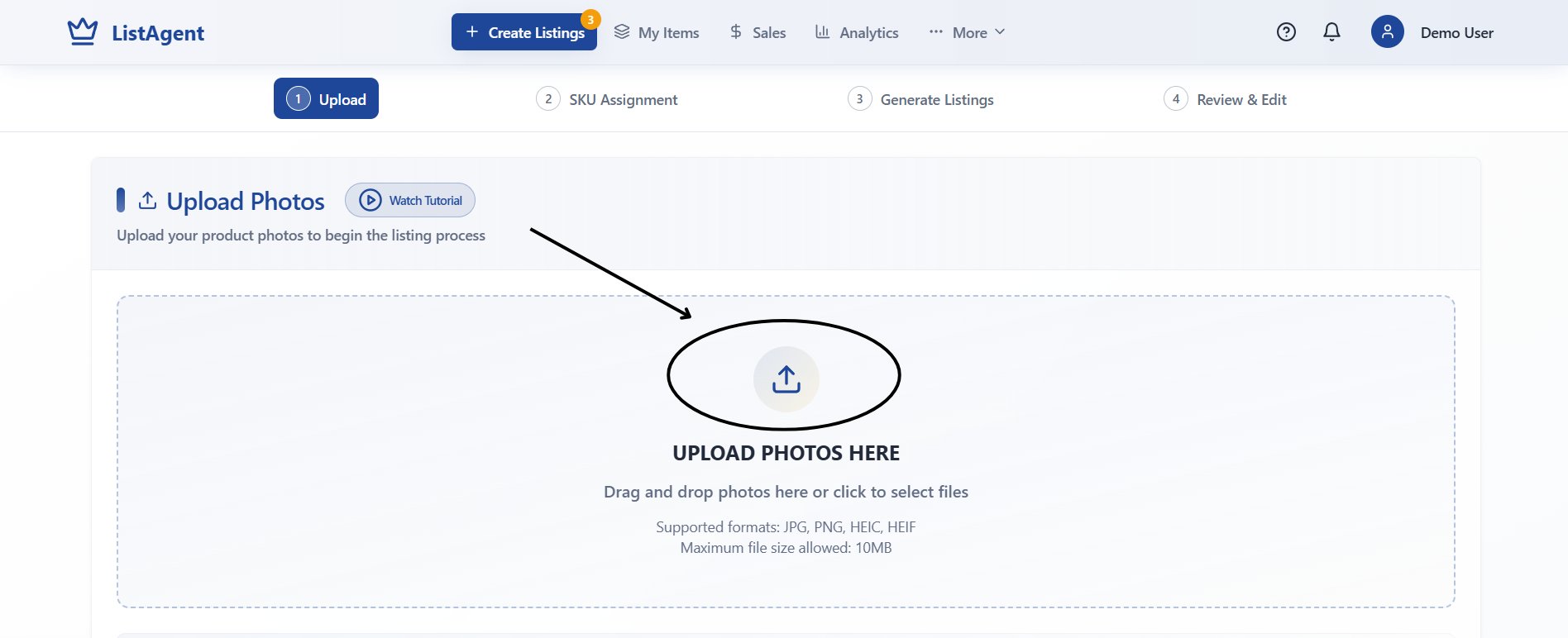 Upload Photos