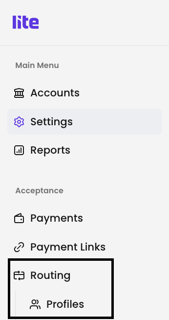 Open Profiles under Routing