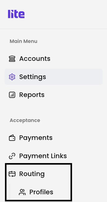 Open Profiles under Routing