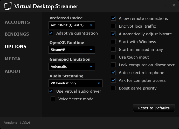 Virtualdesktopstreameropenxr