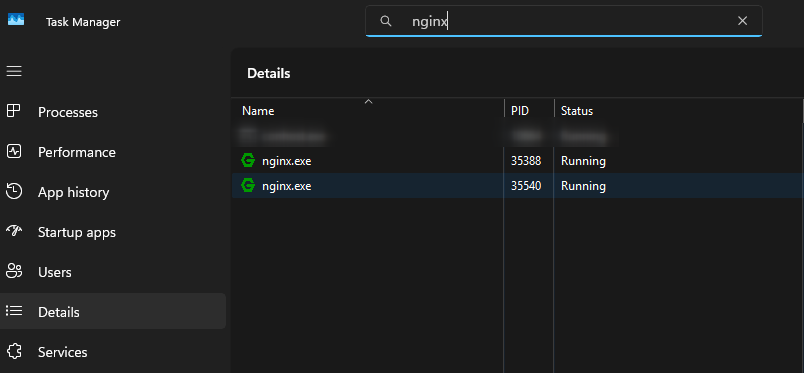 Livhub Nginx Process