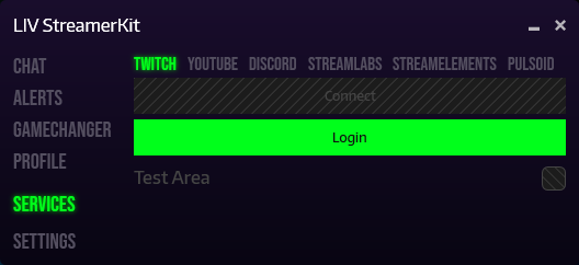 Streamerkit Twitch Login
