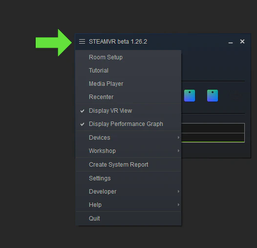 Opensteamvrsettings