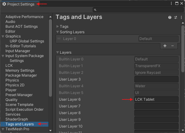Adding The Lck Tablet Layer