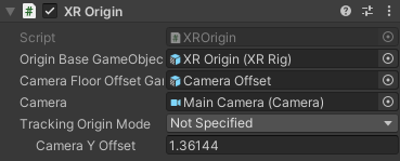 Xr Origin Component