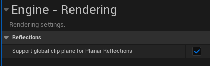 Enginerenderingplanarreflections