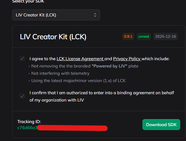 Trackingid Dashboard