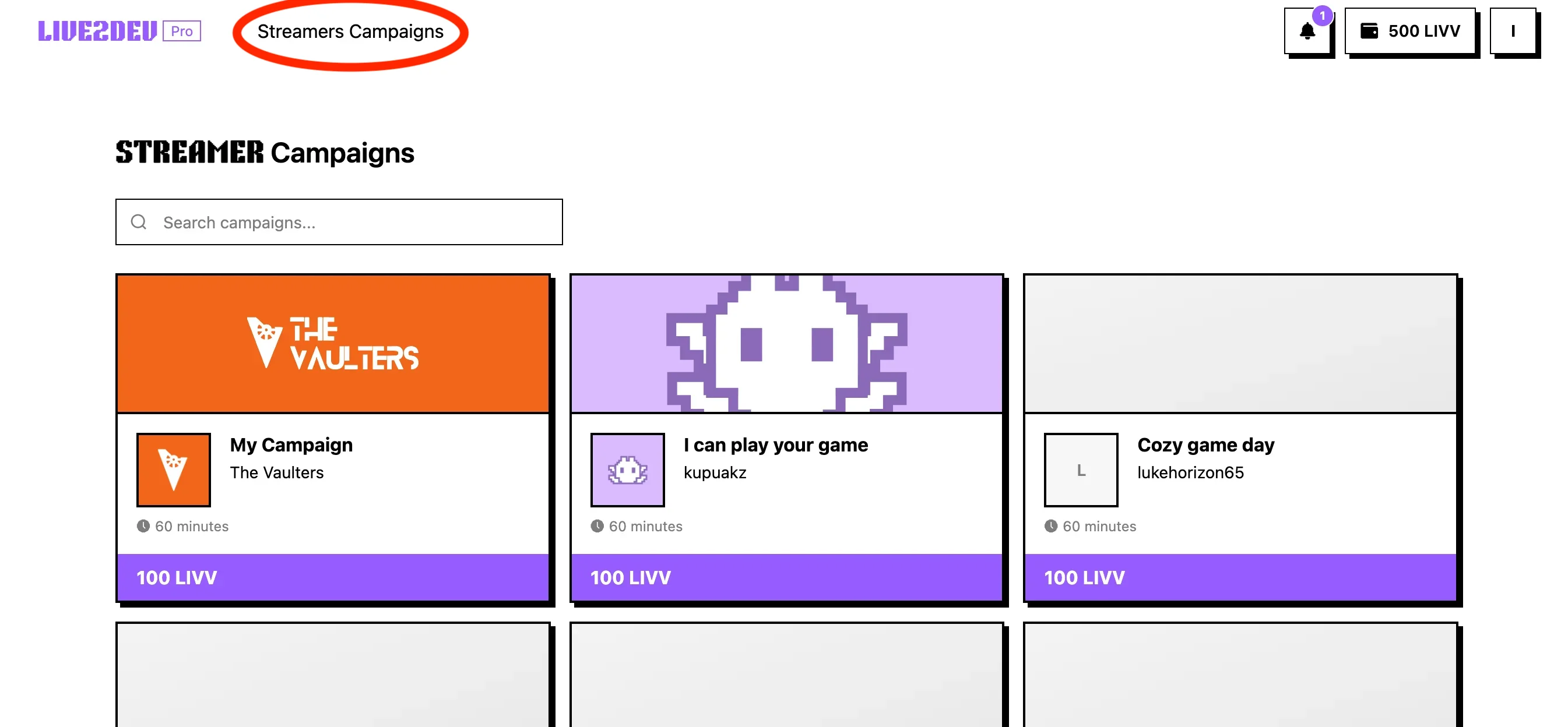 Jelajahi campaign streamer