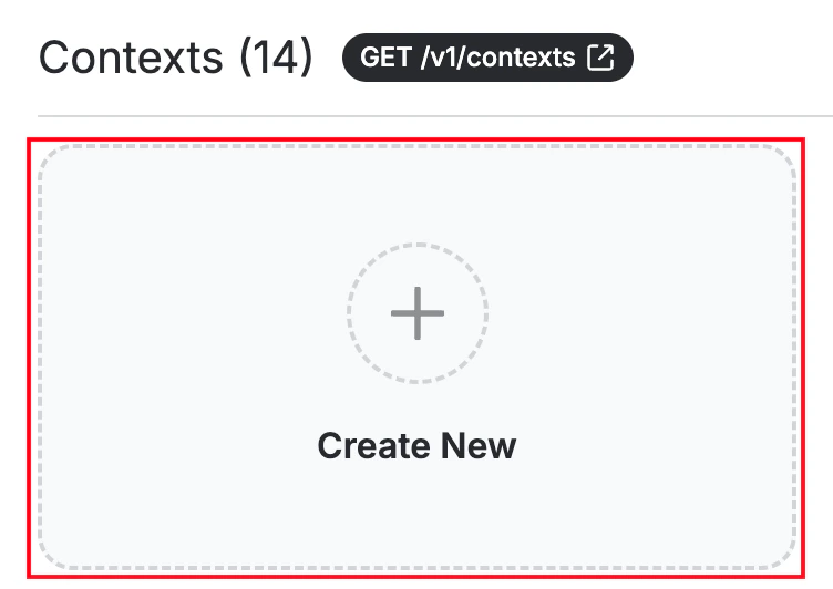 LiveAvatar Contexts dashboard