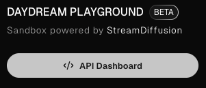API Dashboard Button