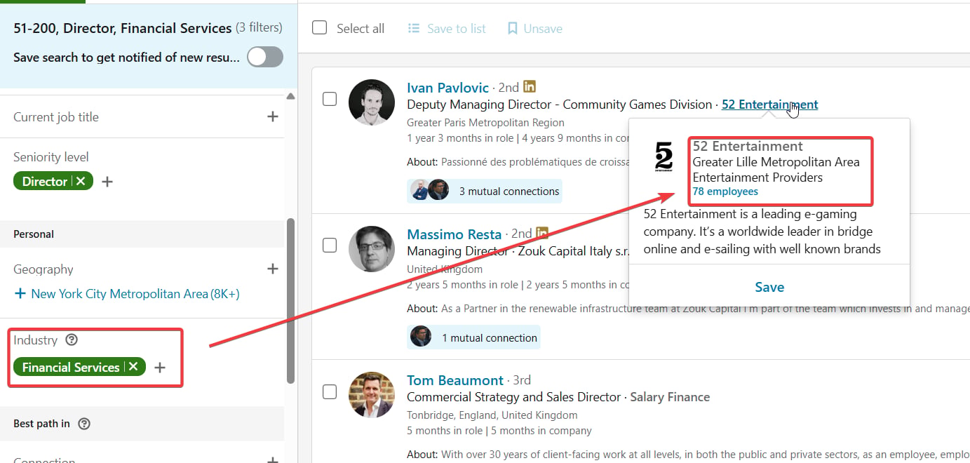 Industry mismatch on Sales Navigator