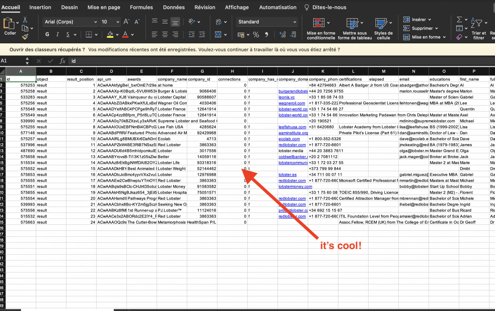 Excel file looking way better