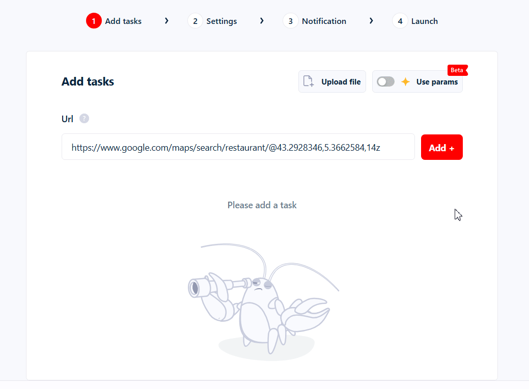 Collect all business listings from an entire country