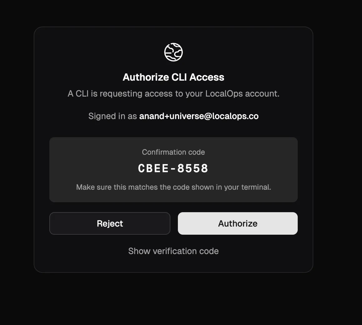 cli device auth