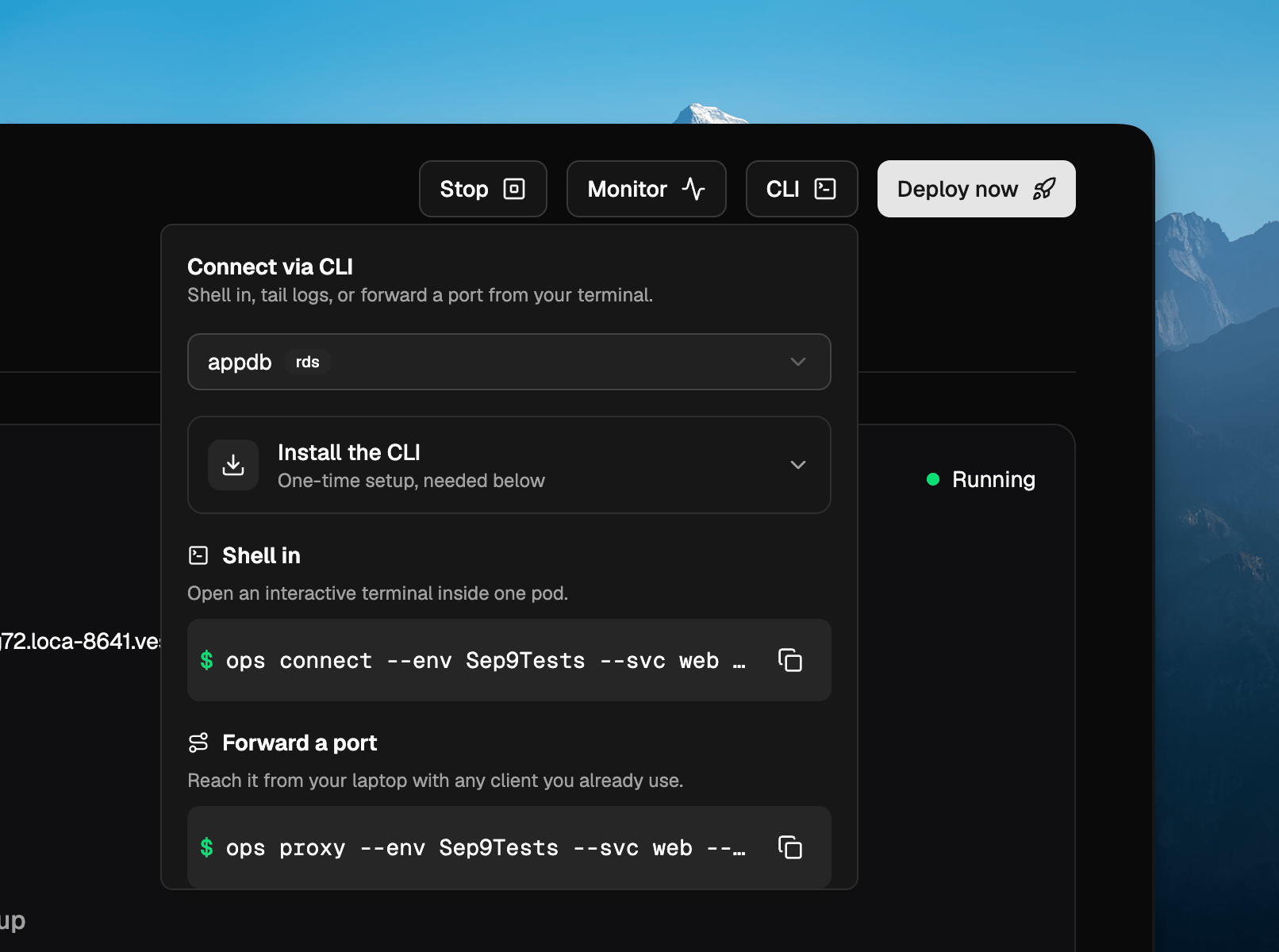 Build context