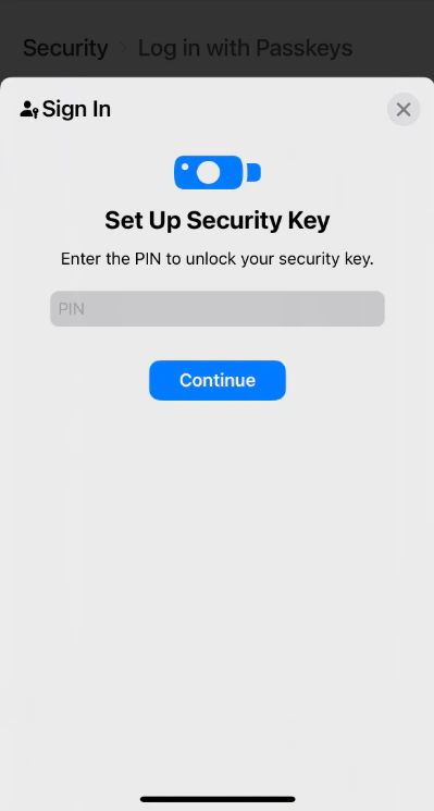 NFC authentication on mobile