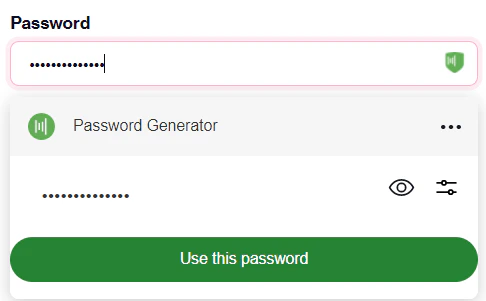 Generate a strong password
