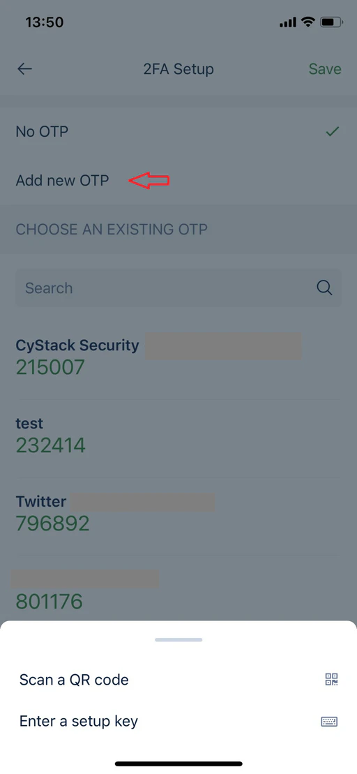 Scan QR code on mobile