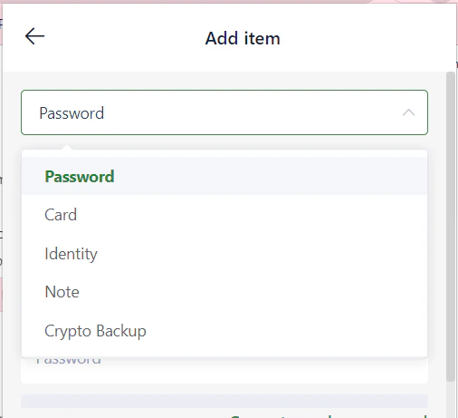 Add an item to a folder