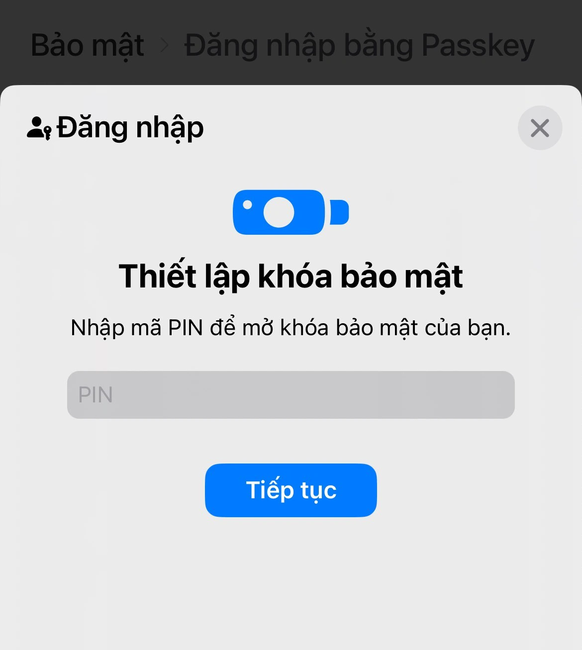 Xác thực NFC trên di động