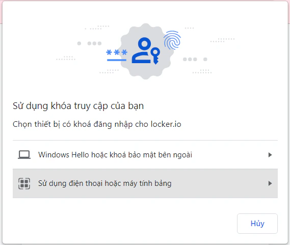 Xác thực bằng QR code