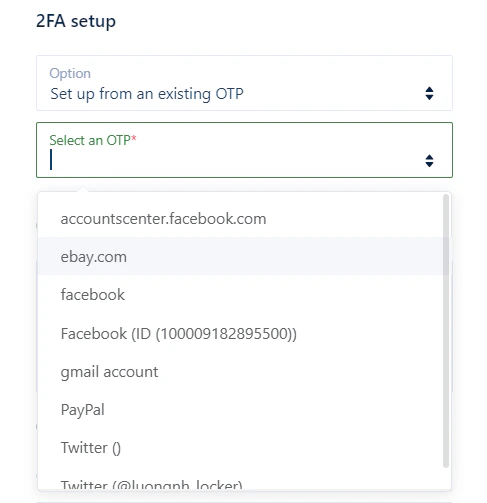 Cài đặt 2FA trên tiện ích mở rộng