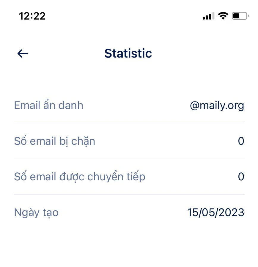 Thống kê bí danh trên thiết bị di động