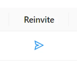Nút Reinvite trong danh sách thành viên