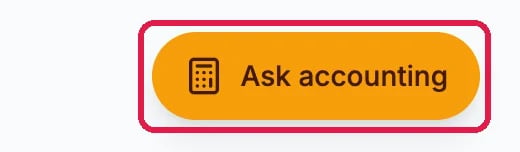 The orange Ask accounting button, outlined