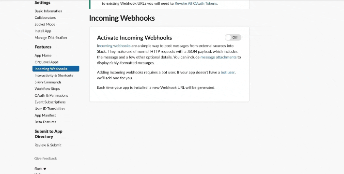 Logaflow Slack Integration 2