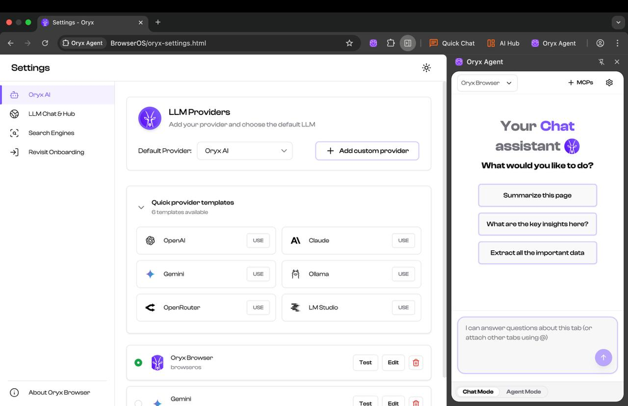 Change the default provider to lmstudio