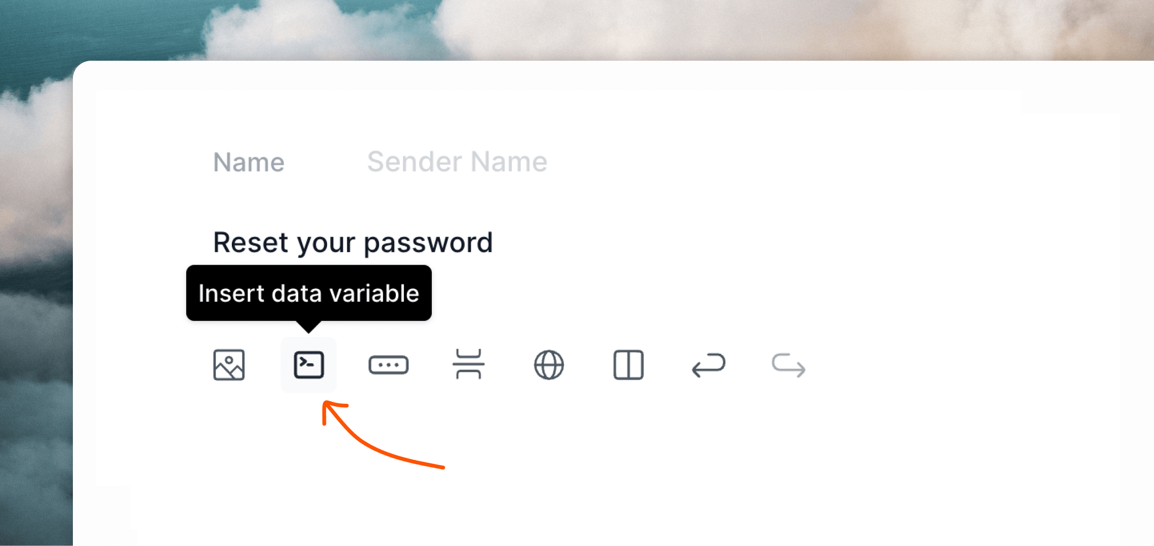 Add data variables