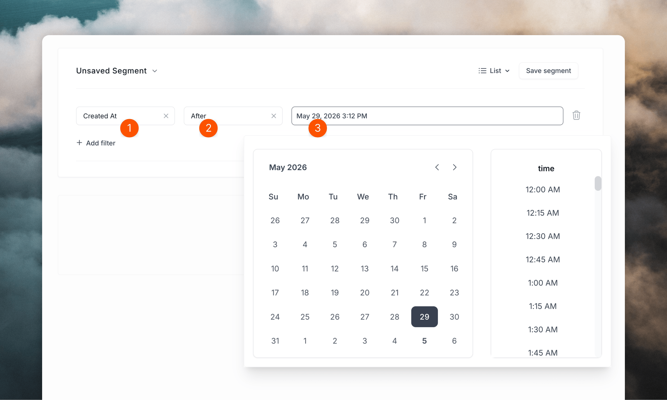 Selecting an active audience