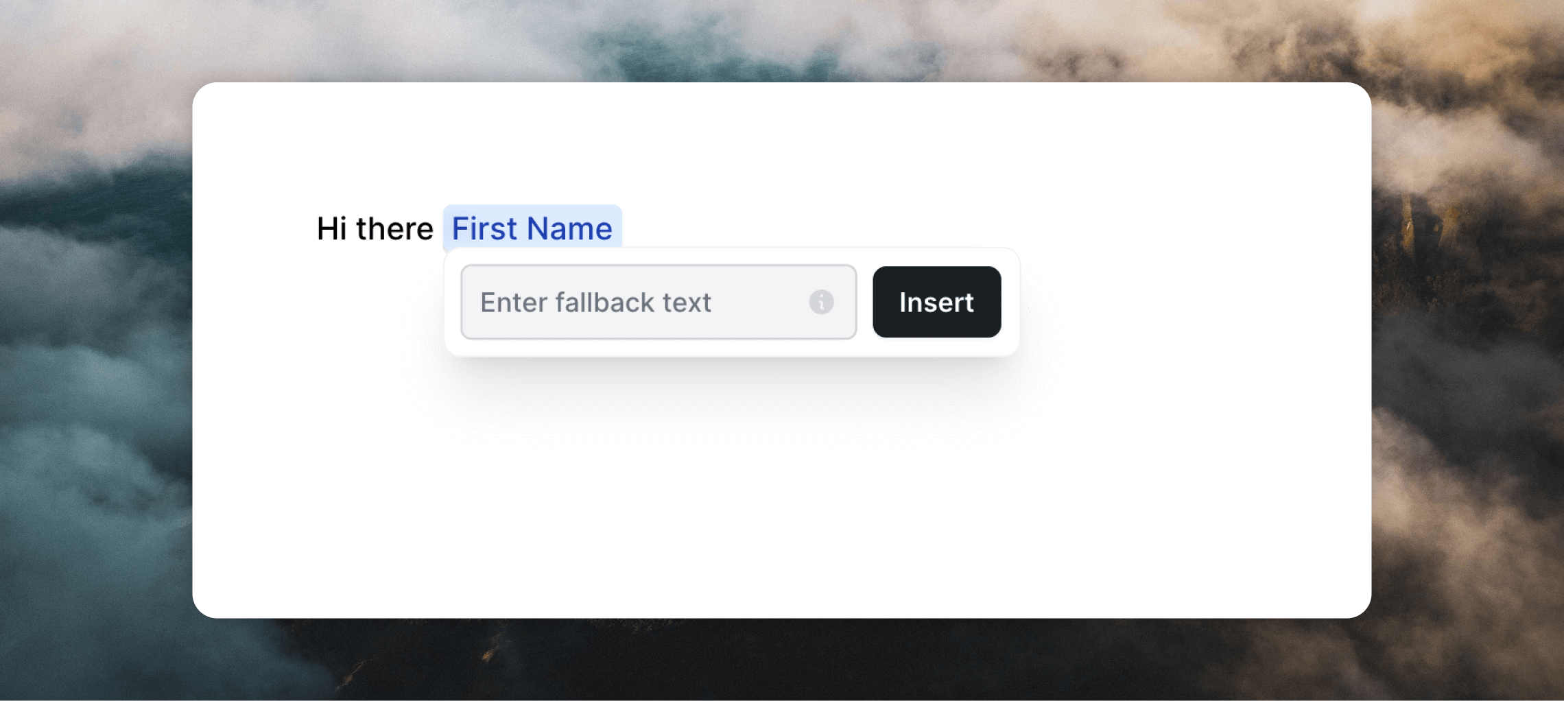 Fallback input appearing after selecting a property