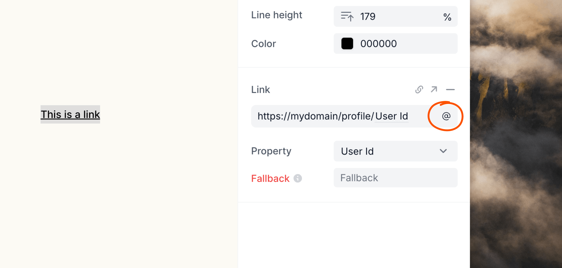 Dynamic links