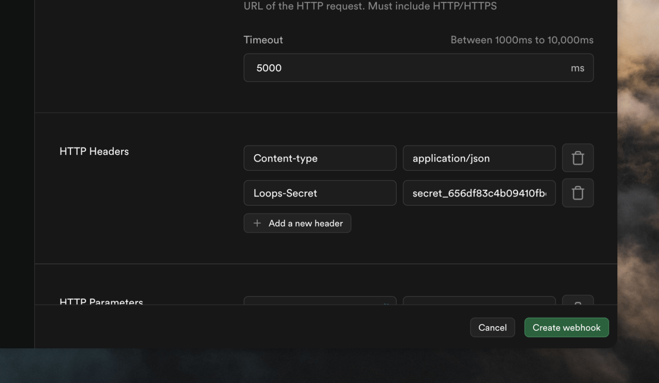 Add header in Supabase