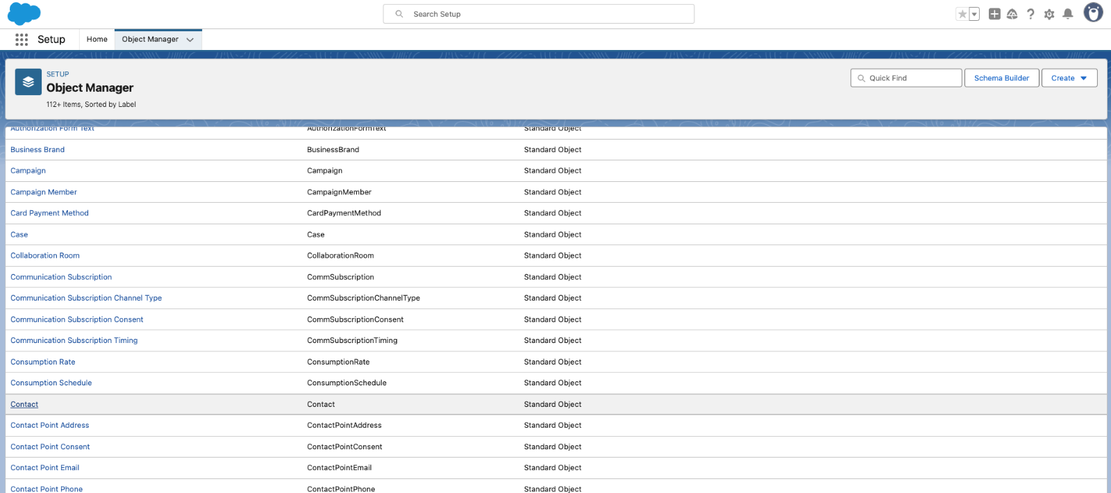 Object manager