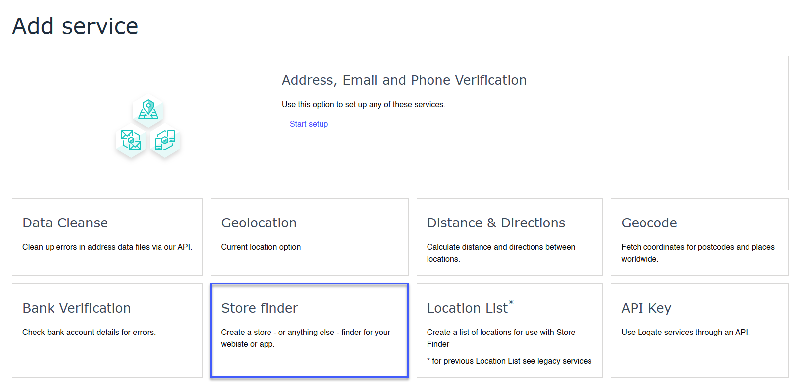 Add a Store Finder