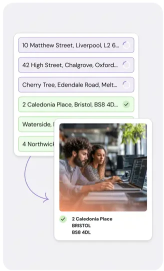 Address suggestion and selection